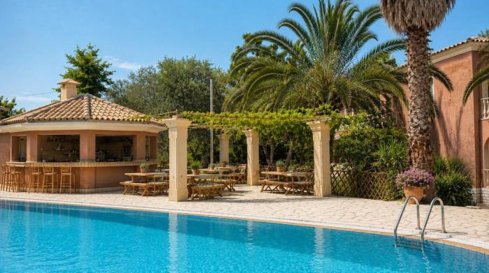 Studio Gouvia Kitchenette Pool 5