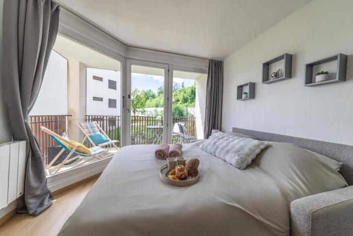 Studio avec terrasse et vue sur les Vosges - Gérardmer