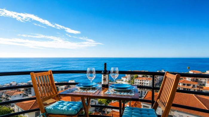 Varanda para o Oceano Sunset Stay