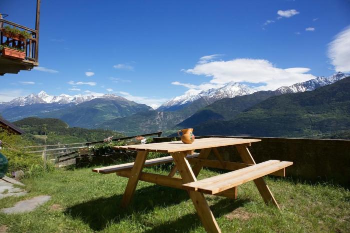 Alpine Home with 180 Aosta Valley Views