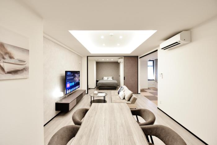 Spacious 79sqm Family Apartment Namba Dotonbori Kuromon 8 Guests Riverwood 206