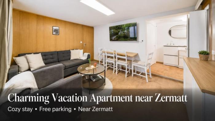 Charming vacation apartment near Zermatt