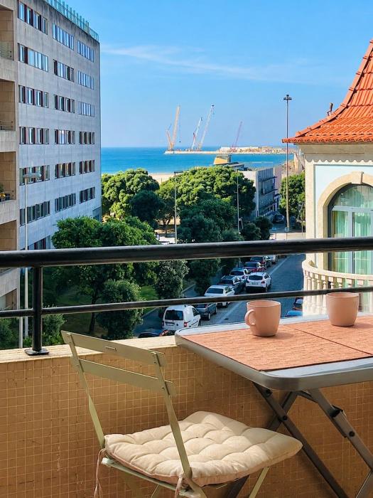 Casa Mar - Lindo apartamento com vista mar em Matosinhos no Porto