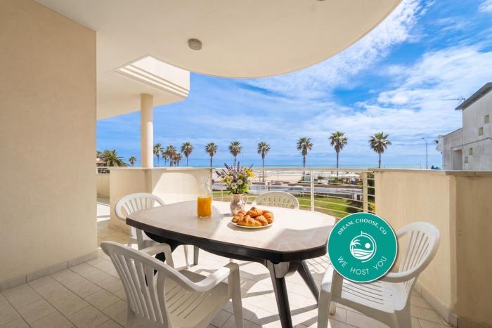 -Terrazza vista mare- WiFi AC 8 posti