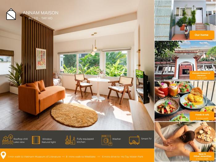 ANNAM Panorama Lakeview - Garden & Balcony - WestLake