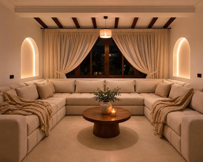 Spacious apartment with panoramic views