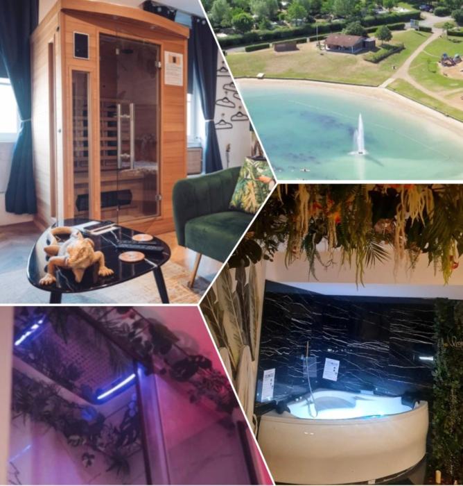 Spa-Sauna-Ciel de pluie tropicale-Crémant- Nuit Romantique - Escapade Mâconnaise