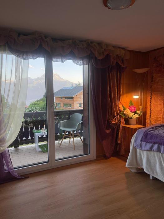 Chambre 2 avec vue sur Montagne chez nous