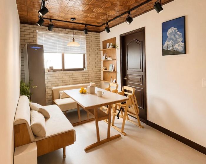 3BR, 5beds, 8Guests, Airport Bus stop 2min, Line 2 Sindorim, Gocheok Sky Dome