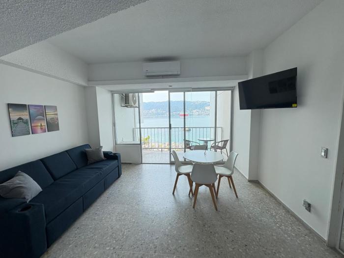 Loft con vista al mar, playa, wifi, súper ubicado