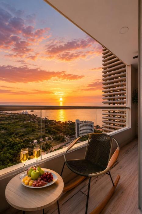 Modern loft beachfront,airport,wife santa Marta