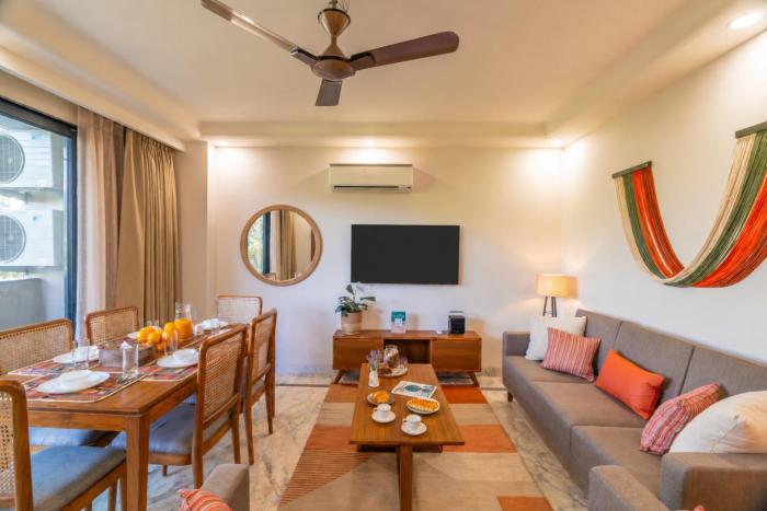 The GK Nook by The Blue Kite, Modern 3BHK Apartments near M Block Market, Greater Kailash