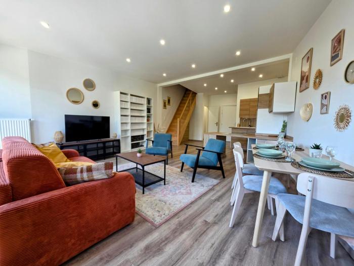 Cosy Duplex de 60m2 proche Tram et Parlement Européen