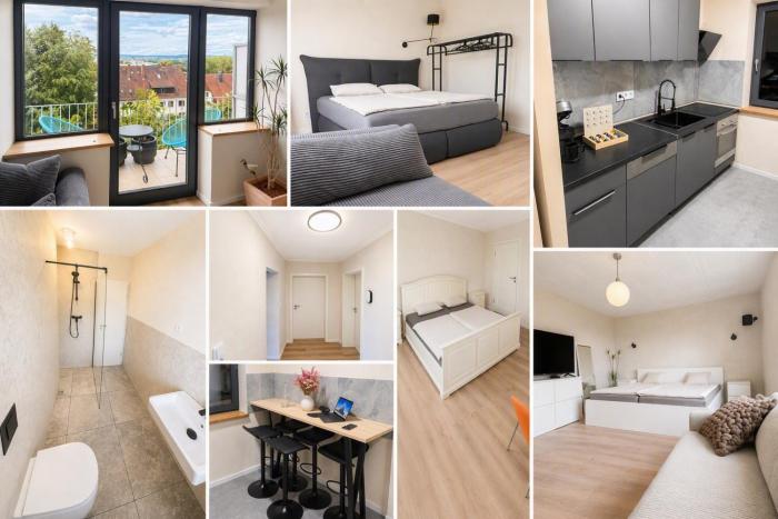 Luxuriöses Apartment in Fulda, ruhige Lage, Garten, 3 Schlafzimmer, bis 8 Gäste