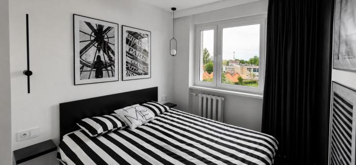 Modern Black Apartment