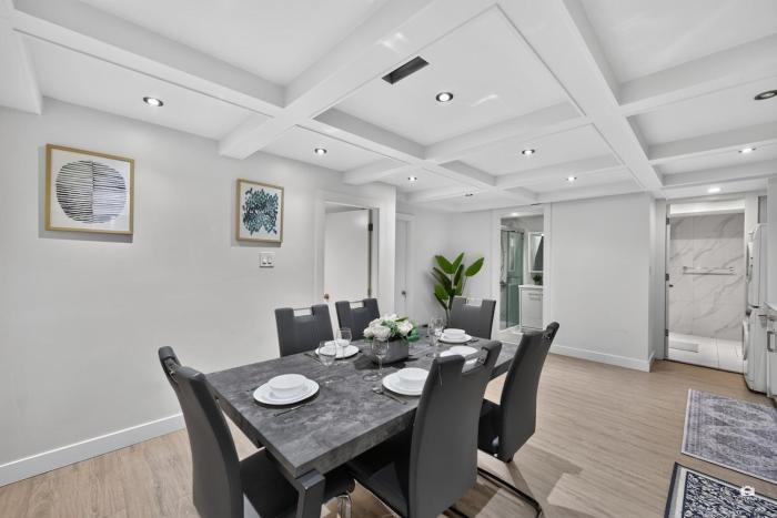 Modern and spacious 3-BR basement suite
