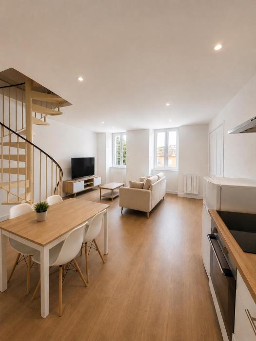 Appartement duplex centre ville
