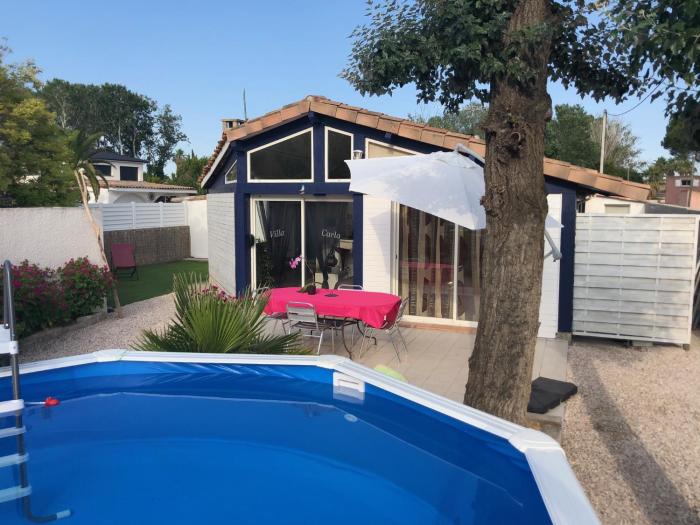Villa Carla F2 piscine privée clim plage au calme 3 pers max Grau d Agde
