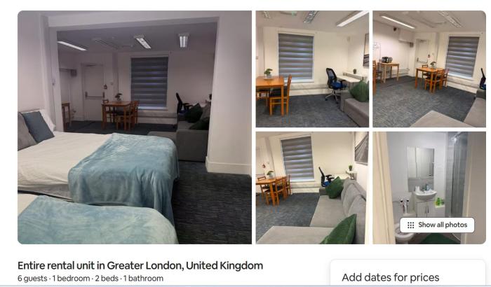 Very Large Flat on the lower ground floor level