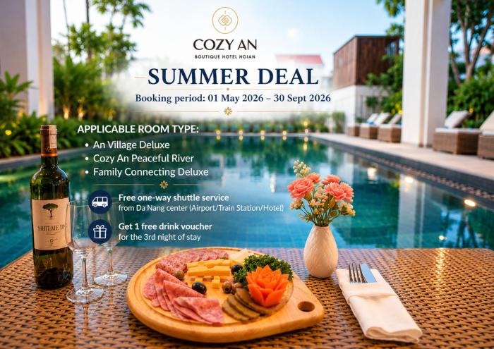 Cozy An Boutique Hotel Hoian