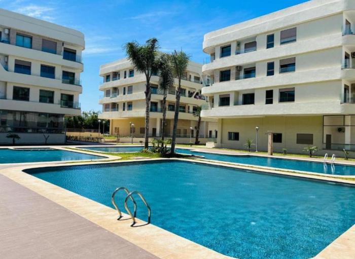 apartment with beach and pool