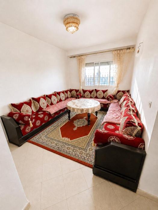 Appartement Économique Familial avec Vue Panoramique, 10 Min de la Plage Mehdia Budget-Friendly Family Apartment with Panoramic View, 10 Min to Mehdia Beach