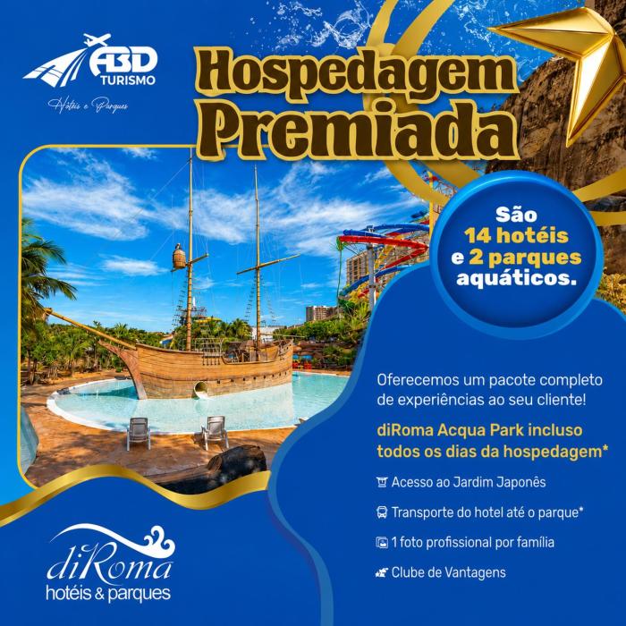 Lacqua diRoma com acesso ao diRoma Acqua Park e Splash