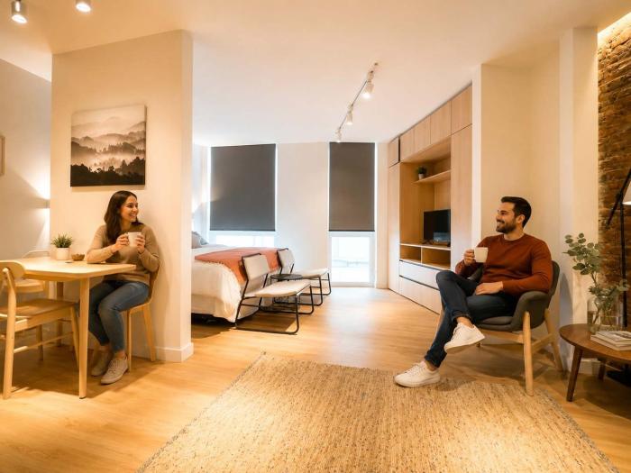 HOM l Wifi AirAcond Patrimonio Centro Lastarria