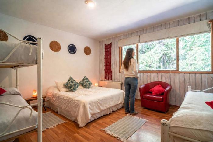 Hostal casona del Agua Habitacion familiar 5 personas Bano privado Cajon del Maipo