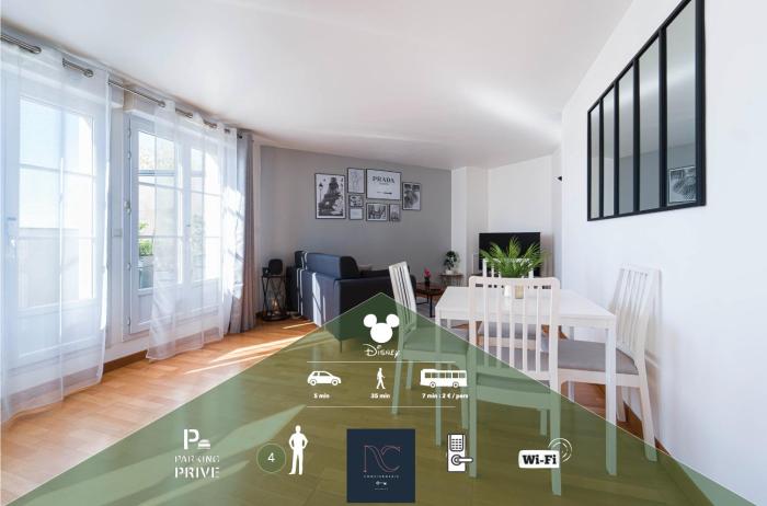 Disneyland - Paris, 4 personnes, Wifi, Parking