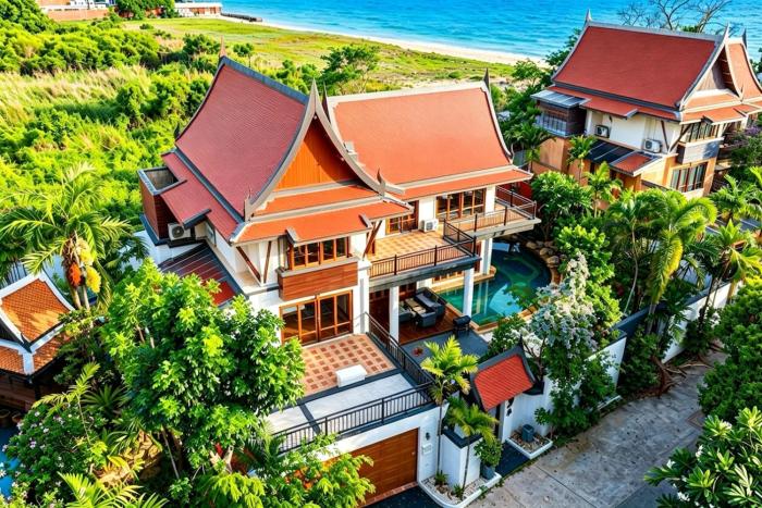 Jomtien Getaway Seaview Thai Pool Villa BBQ