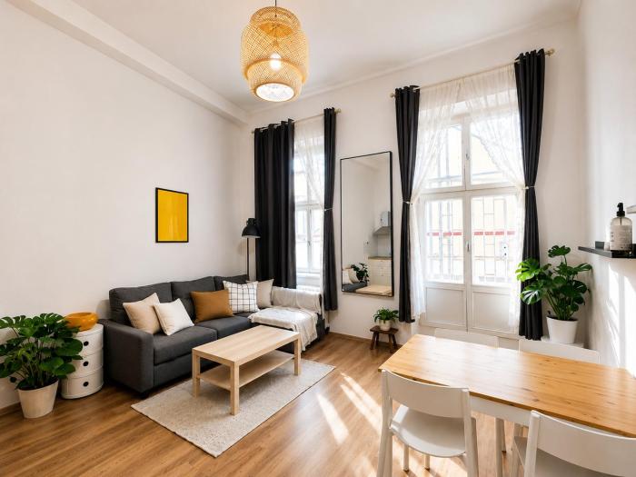 2 Prague Central Station apt Smart TV, 45m2