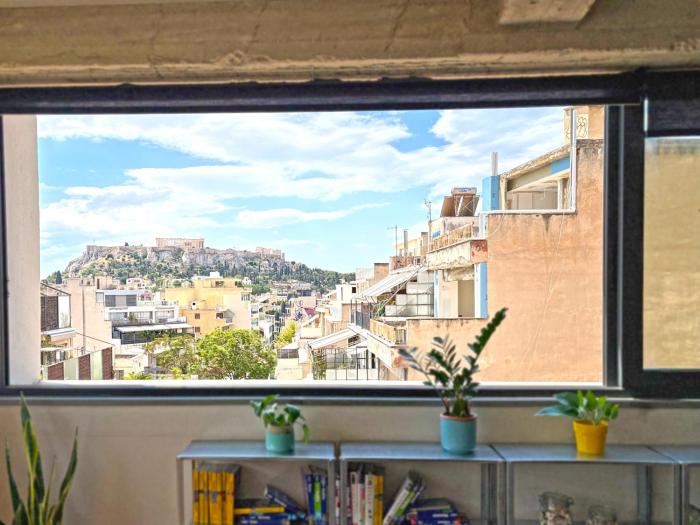 Industrial Loft with Stunning Acropolis View