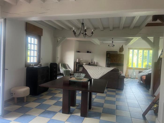 Charming blue house within a 1-hectare park