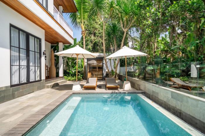Cascade Apartments- Relaxing Ubud Stay with Nature View & Sauna
