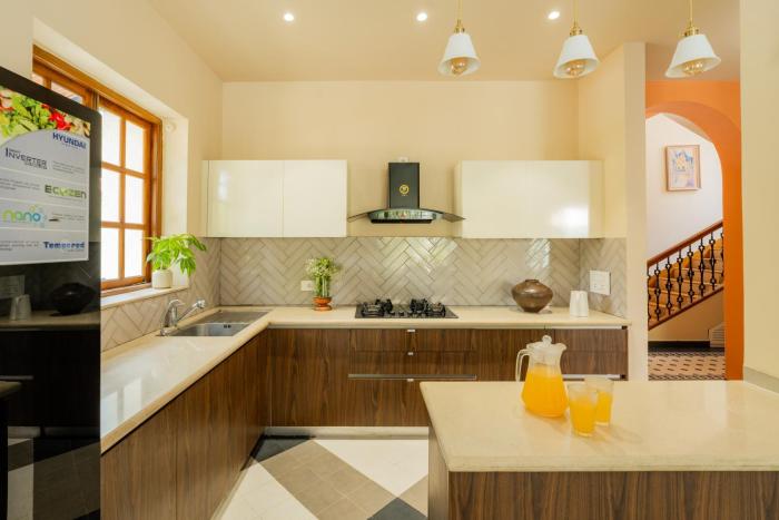 ELIVAAS Signature Casa Amore 2 Tropical 4-BHK Villas in a Gated Enclave with 2 Private Pools & Indoor Bars Near Calangute & Baga Beaches