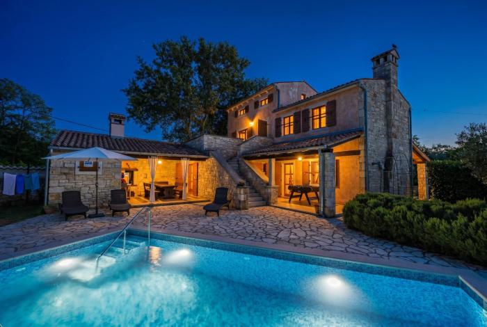 Villa Boduleri for 9 people in Central Istria with private pool & children playground