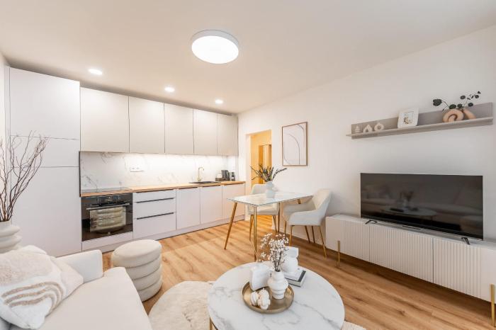 Modern Apartment near Aupark with AC - Košice Centre