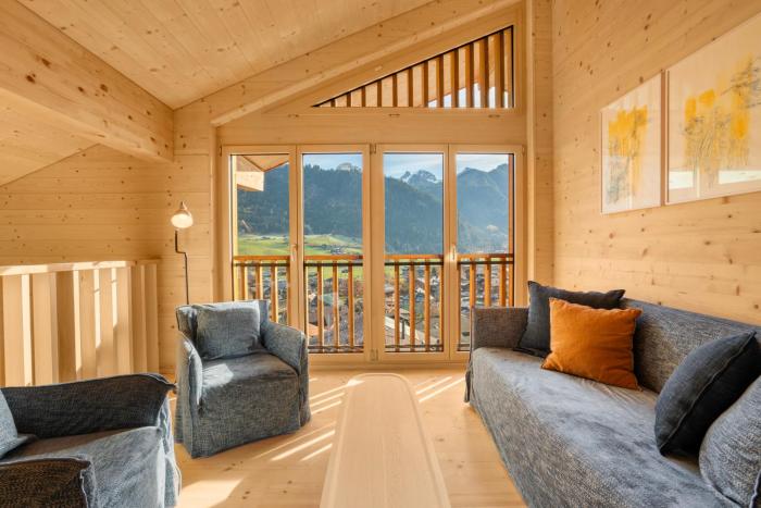 Nachhaltiges Luxus-Chalet Panoramablick Galerie