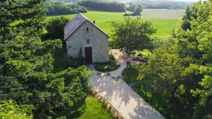 Une Terrasse sur les Coteaux Vue, calme, nature
