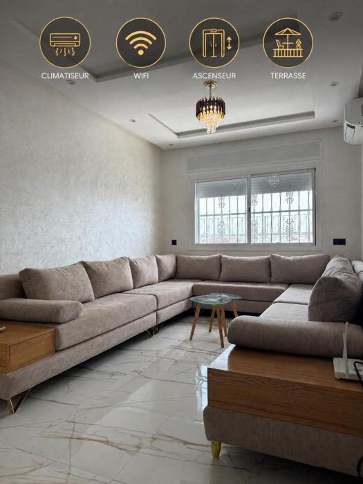 Marjane apartment with terrace