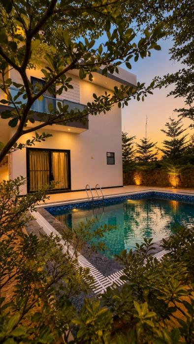 3 bhk Farm with Pool and hill View in Achrol