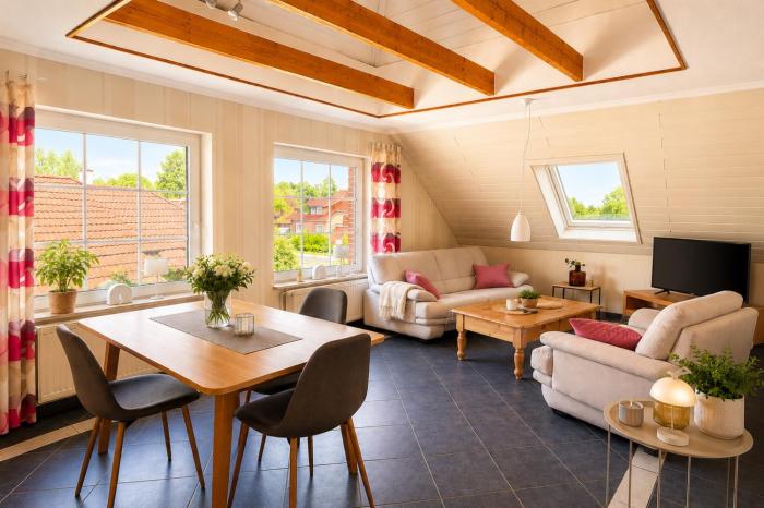 Fehn Appartement II - Stay Apartment nahe Zentrum, Küche, Parkplatz & Highspeed WLAN