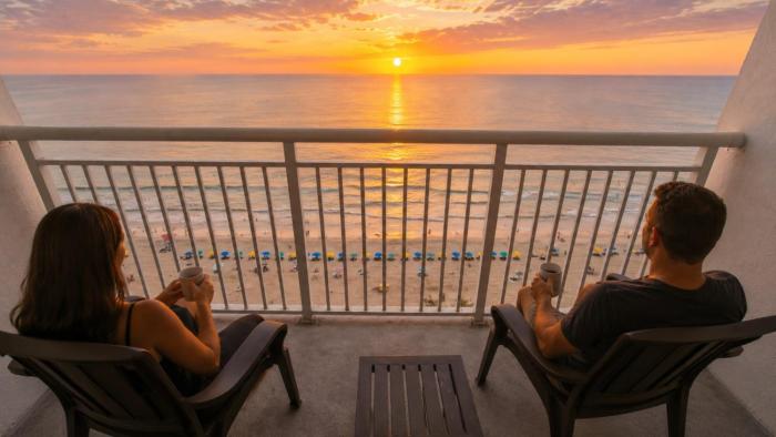 Modern Oceanfront Penthouse at Camelot by the Sea