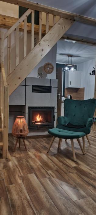 Domki pod lasem Gorce z kominkiem i jacuzzi