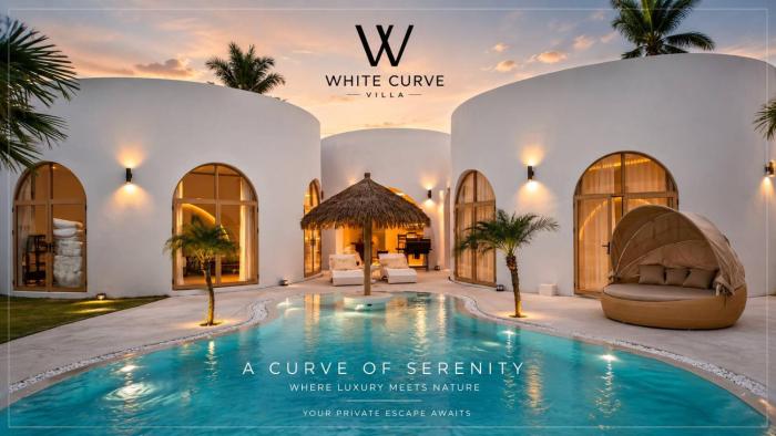 White Curve Villa