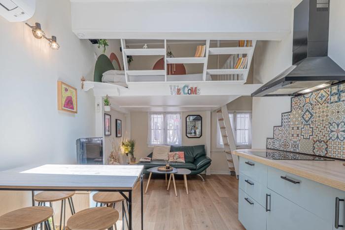Loft lumineux climatisé Port & Vieux-Nice à pied