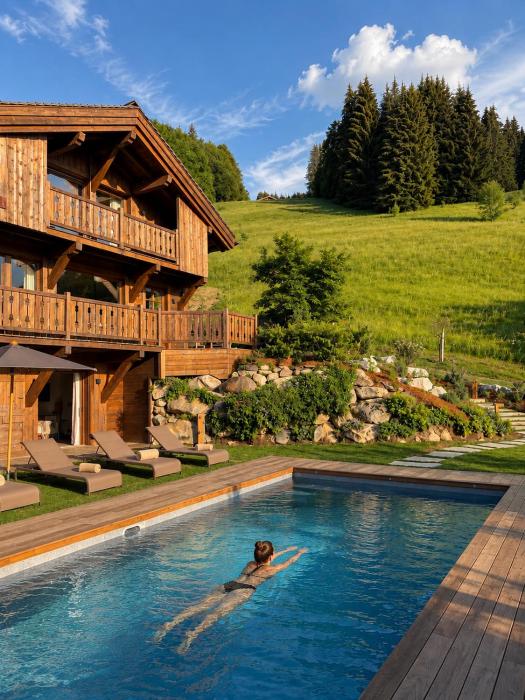 Chalet Bois dArgent, avec services, Collection Chalets des Fermes
