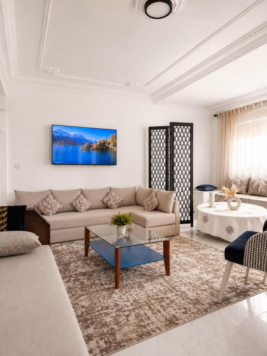 Appartement Moderne de 2 Chambres Lumineux Idéal pour Familles
