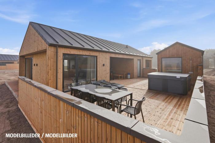 Nyt Luksusferiehus Med Udendørs Spa Og Sauna Sj541
